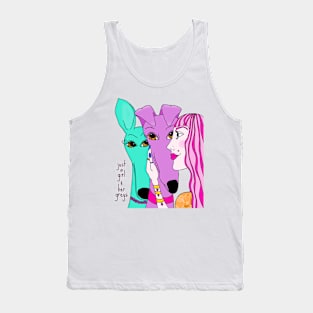 Just A Girl And Her Greyhounds Tank Top